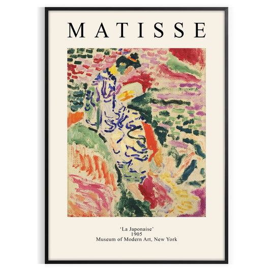 space Matisse poster print essence trendy art vibrant wall perfect splash color home unique gift sizes A4 cm A0