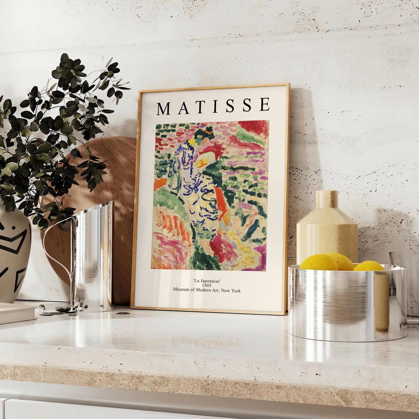 space Matisse poster print essence trendy art vibrant wall perfect splash color home unique gift sizes A4 cm A0