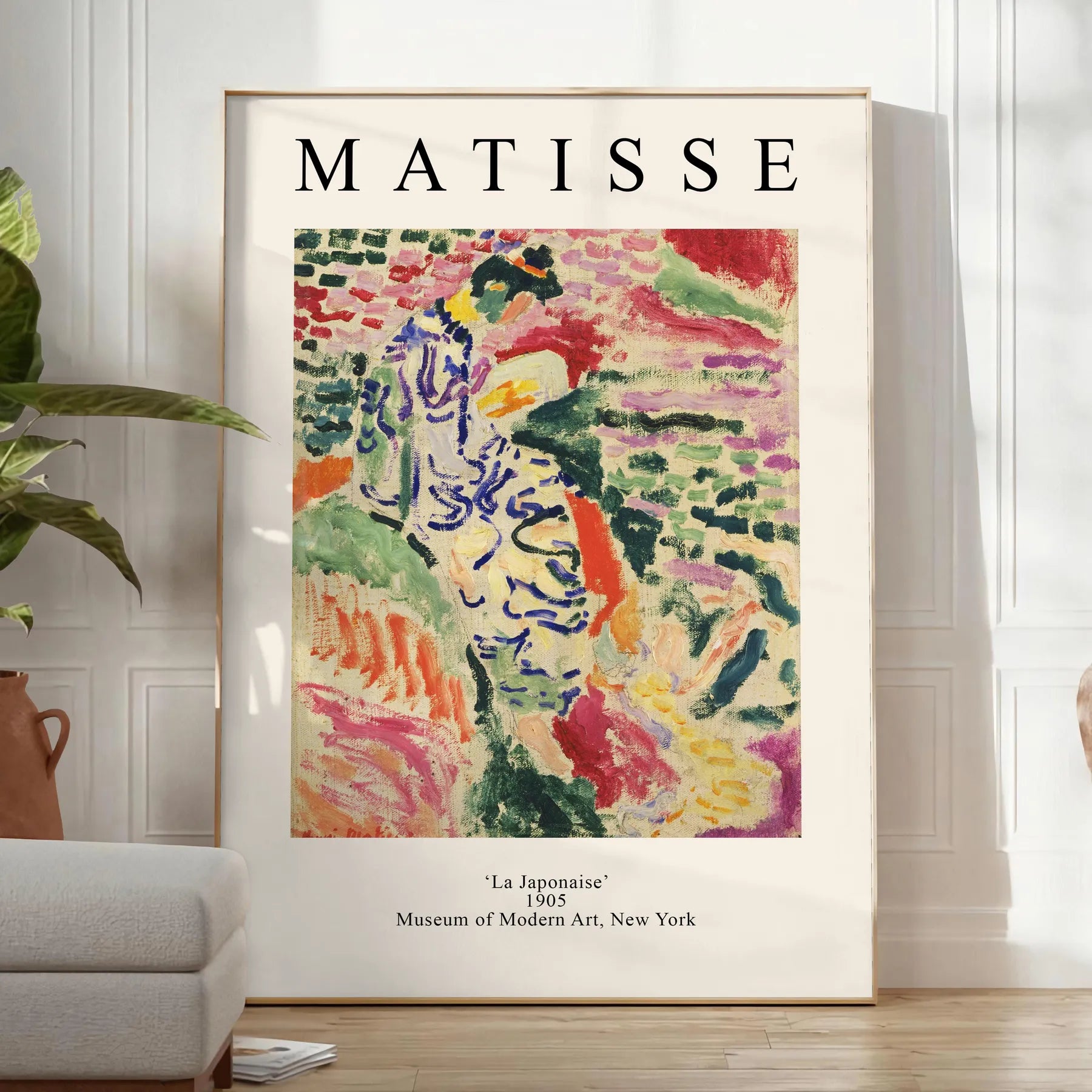 space Matisse poster print essence trendy art vibrant wall perfect splash color home unique gift sizes A4 cm A0